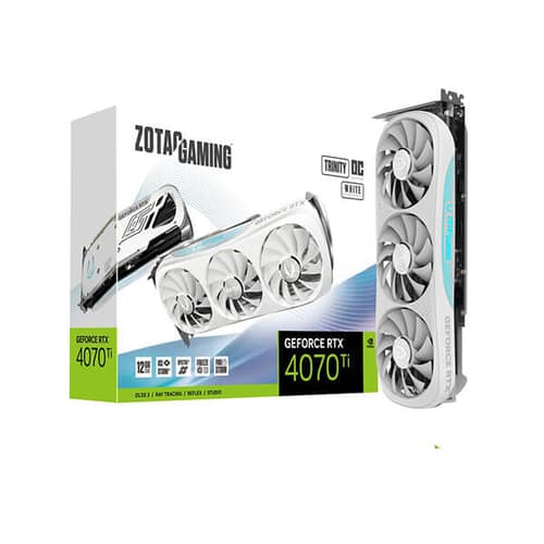 Zotac RTX 4070 Ti Trinity OC White Edition 12GB Graphics Card